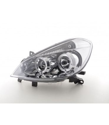 Phares - Phare avant Renault Clio type R 05- chromé pour conduite à droite…