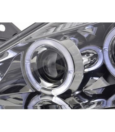 Phares - Phare avant Renault Clio type R 05- chromé pour conduite à droite…