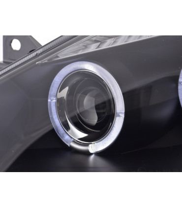 Fari - Set di fari Renault Clio tipo R 05 - neri solo per la guida