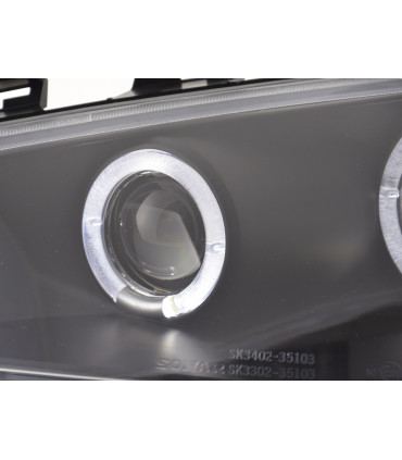Fari - Set fari Renault Megane 2 3/5 porte. 03-06 nero…