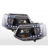 Phares - Phare Daylight LED feux de jour VW Bus T5 à partir de 2009 noir…