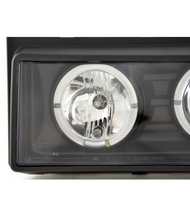 Fari - VW Corrado tipo 53i set fari 1987-1995 nero...