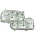 Fari - Fari Powerlook VW Golf 3 tipo 1HXO 1 EXO 91-97 cromato...