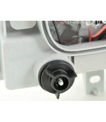 Fari - Fari Powerlook VW Golf 3 tipo 1HXO 1 EXO 91-97 cromato...