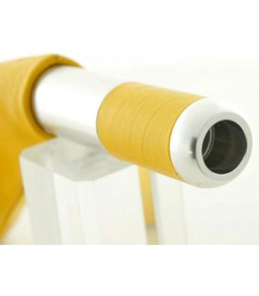 Altri - Maniglia del freno a mano design giallo in pelle leva del freno a mano gialla