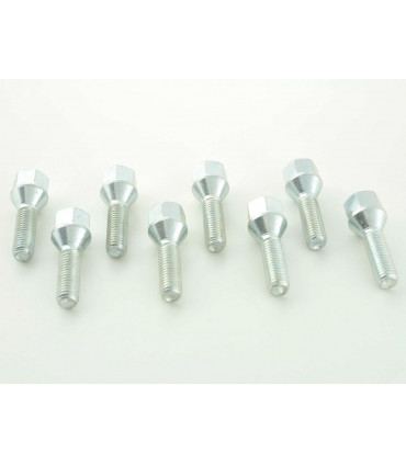 Bulloni e dadi delle ruote - Set di bulloni delle ruote da 8 pezzi con collare conico