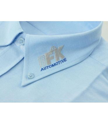 Abbigliamento - Camicia business FK a maniche corte tg 41 in cotone blu…