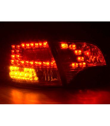 Fanali posteriori - Audi A4 Kit fanali posteriori posteriori a LED tipo 8E 04-08 cromato...