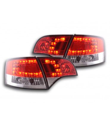 Fanali posteriori - Audi A4 Kit fanali posteriori a LED tipo 8E 04-08 rosso /