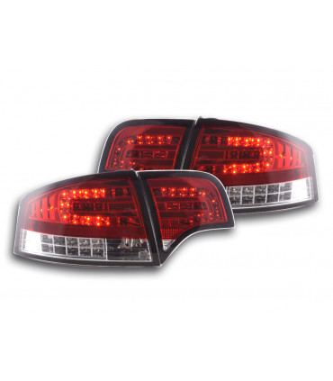 Luci posteriori - Kit luci posteriori a LED Audi A4 berlina tipo 8E 04-07 rosso /