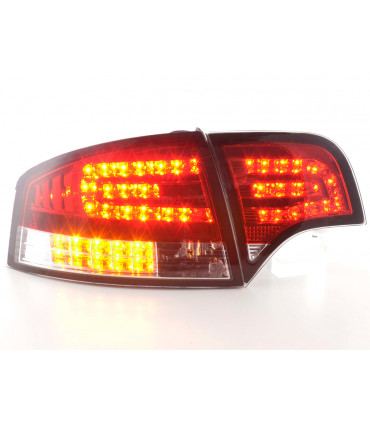 Luci posteriori - Kit luci posteriori a LED Audi A4 berlina tipo 8E 04-07 rosso /