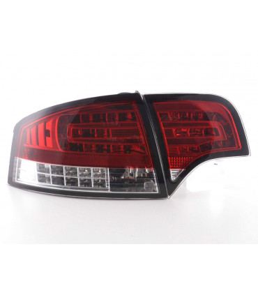 Luci posteriori - Kit luci posteriori a LED Audi A4 berlina tipo 8E 04-07 rosso /