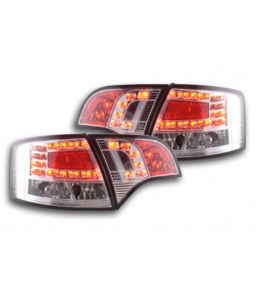 Fanali posteriori - Audi A4 Kit fanali posteriori posteriori a LED tipo 8E 04-08 cromato...