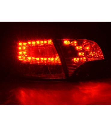 Fanali posteriori - Audi A4 Kit fanali posteriori posteriori a LED tipo 8E 04-08 cromato...