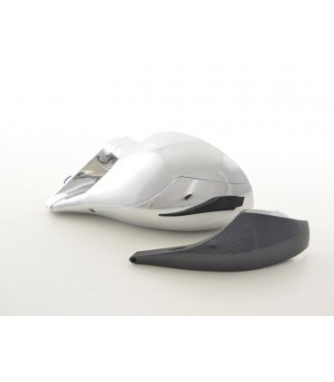 Altri - Specchietto retrovisore esterno sportivo, specchietti regolabili a 4 poli N-Look con