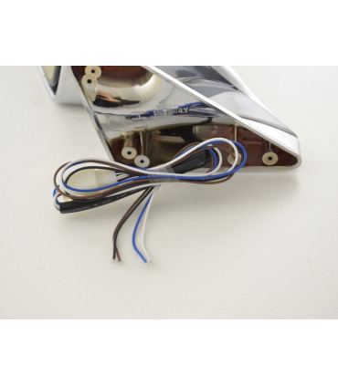 Altri - Specchietto retrovisore esterno sportivo, specchietti regolabili a 4 poli N-Look con