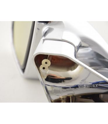 Altri - Specchietto retrovisore esterno sportivo, specchietti regolabili a 4 poli N-Look con