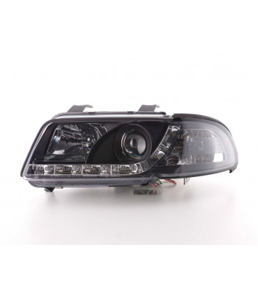 Fari - Luce diurna Fari a LED Luci di marcia diurna Audi A4 B5 8D 99-01 Cremagliera cromata...