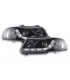 Fari - Fari diurni a LED Audi A4 B5 8D Luci diurne a LED 99-01 Nero...