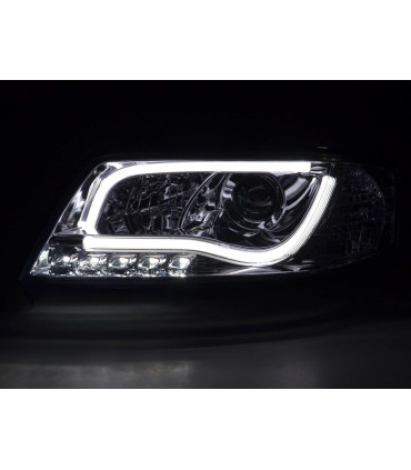 Fari - Luce diurna LED Luce diurna Luci diurne Audi A6 tipo 4B 97-01 cromato...