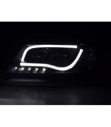 Fari - Luce diurna a LED Luce diurna Luci diurne a LED Audi A6 tipo 4B 97-01 Nero...