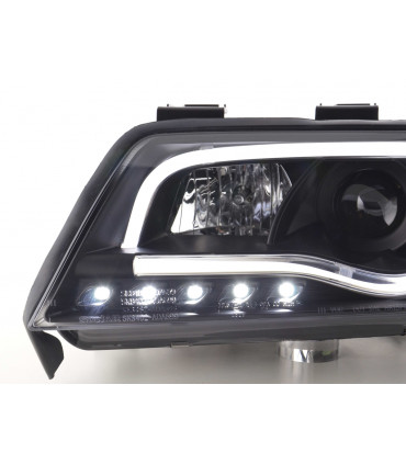 Fari - Luce diurna a LED Luce diurna Luci diurne a LED Audi A6 tipo 4B 97-01 Nero...
