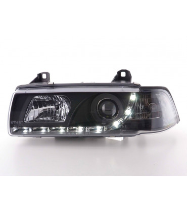 Fari - Daylight Faro anteriore a LED Luci di marcia diurna a LED BMW Serie 3 E36 Coupé 92-99 nero…