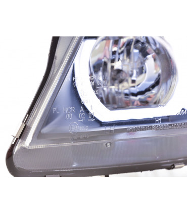 Phares - Phare avant Xenon Daylight LED DRL look BMW Série 3 E90 / E91 05-08