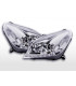 Fari - Luce diurna LED DRL look fari Opel Astra H 04-10 cromati per veicoli