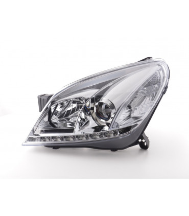 Fari - Luce diurna LED DRL look fari Opel Astra H 04-10 cromati per veicoli