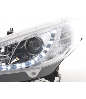 Fari - Fari diurni a LED Luci diurne a LED Peugeot 207 06- cromate per
