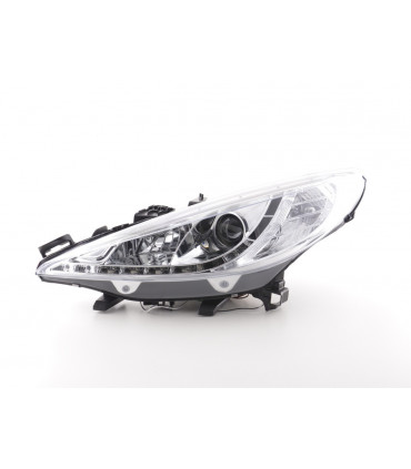 Fari - Fari diurni a LED Luci diurne a LED Peugeot 207 06- cromate per