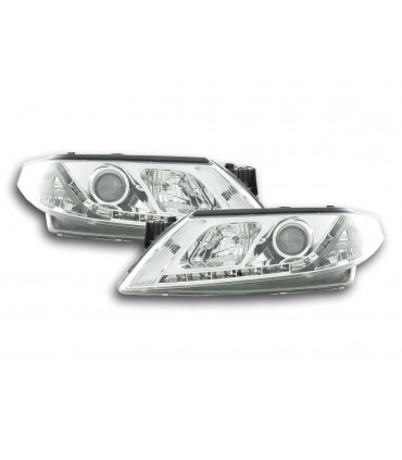 Phares - Phare Daylight LED DRL look Renault Laguna type G 01-05 chrome…
