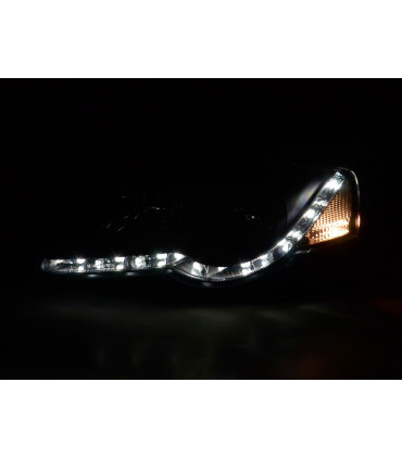 Phares - Phare Daylight LED feux de jour VW Passat B6 3C noir…