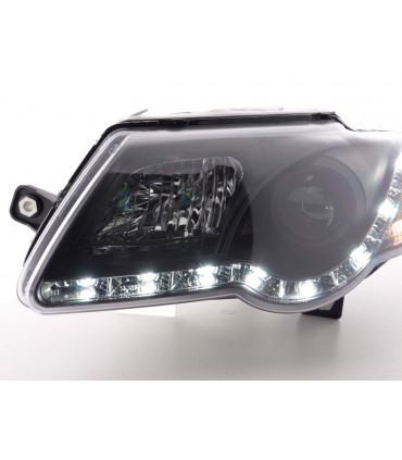 Fari - Luce diurna LED Luce diurna Luce diurna Luci diurne VW Passat B6 3C Nero...