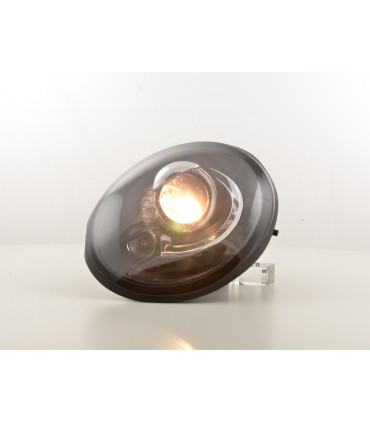 Fari - Luce diurna LED DRL look fari VW New Beetle 9C 98-05 nero...