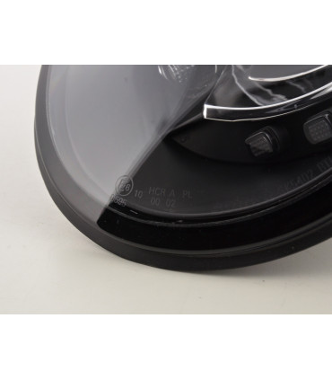Fari - Luce diurna LED DRL look fari VW New Beetle 9C 98-05 nero...