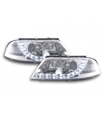 Fari - Luce diurna LED faro DRL VW Passat tipo 3BG 00-05 cromato per