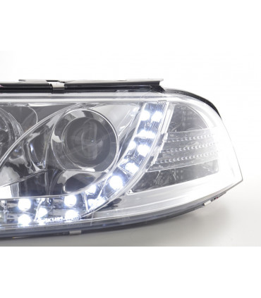 Fari - Luce diurna LED faro DRL VW Passat tipo 3BG 00-05 cromato per