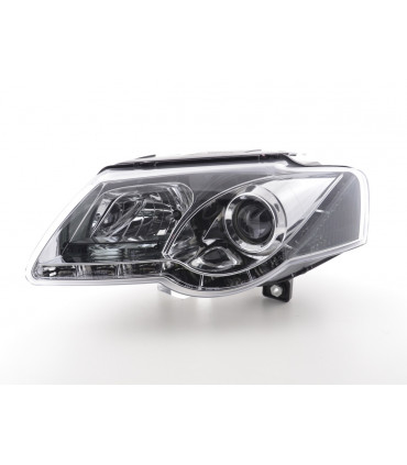 Fari - Luce diurna LED look fari DRL VW Passat tipo 3C 05- cromato per la guida