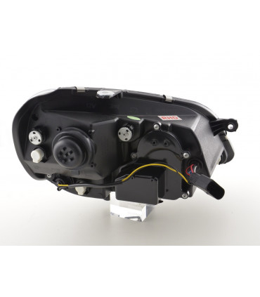 Fari - Luce diurna LED fari DRL VW Polo tipo 9N3 05-09 nero per la guida
