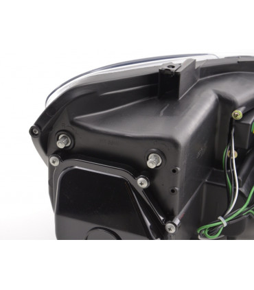 Fari - Luce diurna LED fari DRL VW Polo tipo 6R 2010- nero per la guida