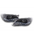 Fari - Luce diurna LED fari DRL VW Tiguan 07-11 nero per la guida