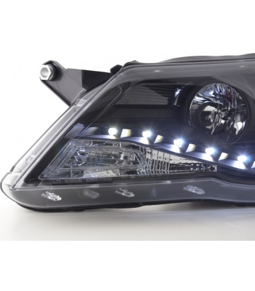 Fari - Luce diurna LED fari DRL VW Tiguan 07-11 nero per la guida