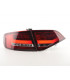 Fanali posteriori - Audi A4 B8 8K Limo 07-11 Fanali posteriori a LED Rosso/Trasparente...