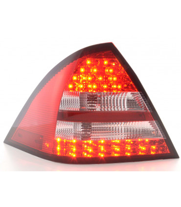 Fanali posteriori - Kit luci posteriori Mercedes Classe C W203 Limo 01-04 rosso /
