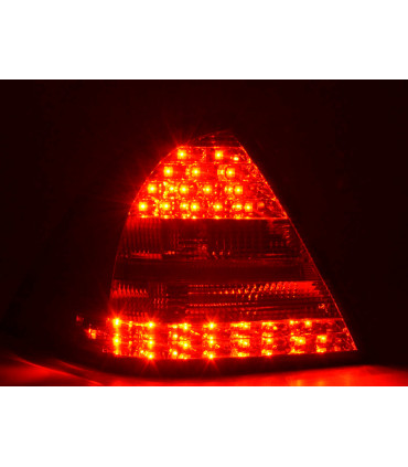 Fanali posteriori - Kit luci posteriori Mercedes Classe C W203 Limo 01-04 rosso /
