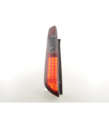 Feux arrières - Kit feux arrières LED Ford Focus 2 5 portes 04-08 rouge / noir…
