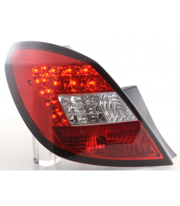 Fanali posteriori - Kit luci posteriori a LED Opel Corsa D 5 porte 06-10 rosso / trasparente…