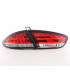 Fanali posteriori - Seat Leon kit luci posteriori a LED tipo 1P 09-12 rosso / trasparente…